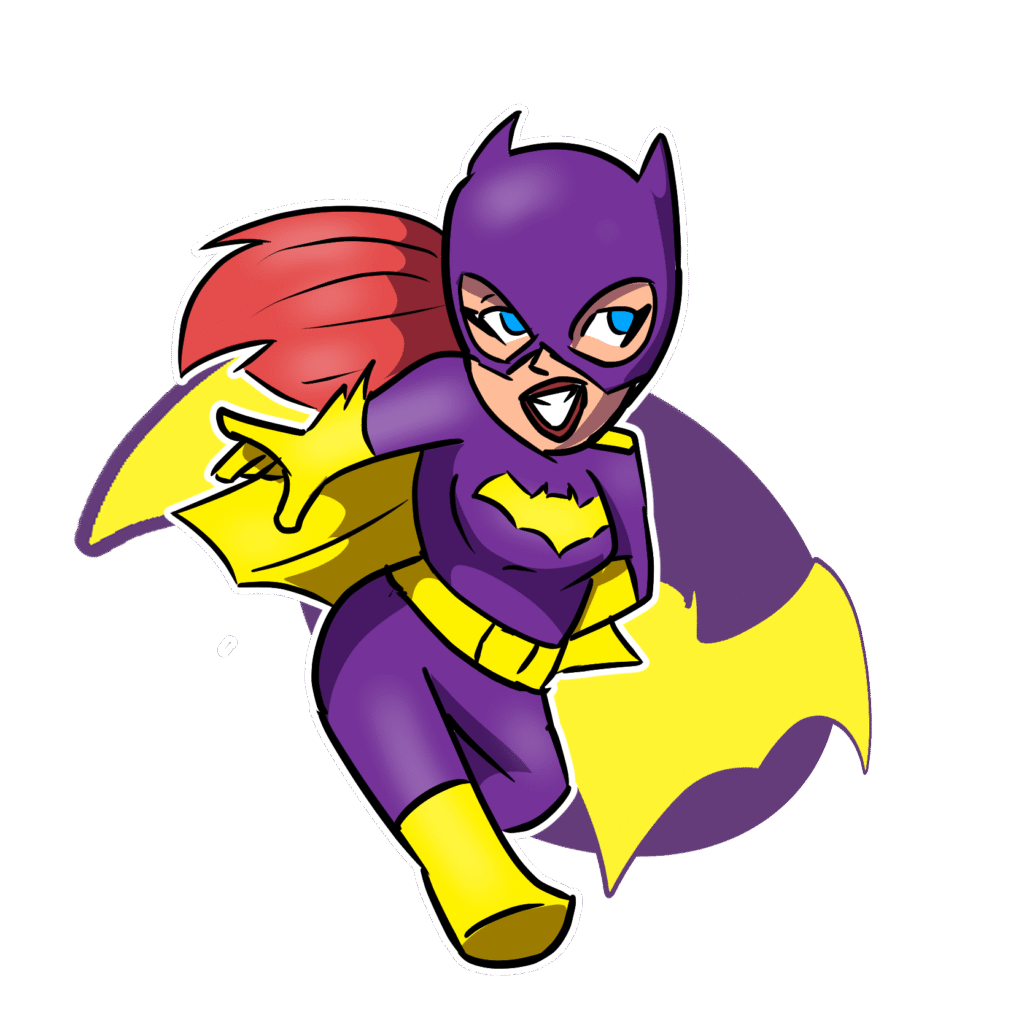 Chibi Batgirl Stickers