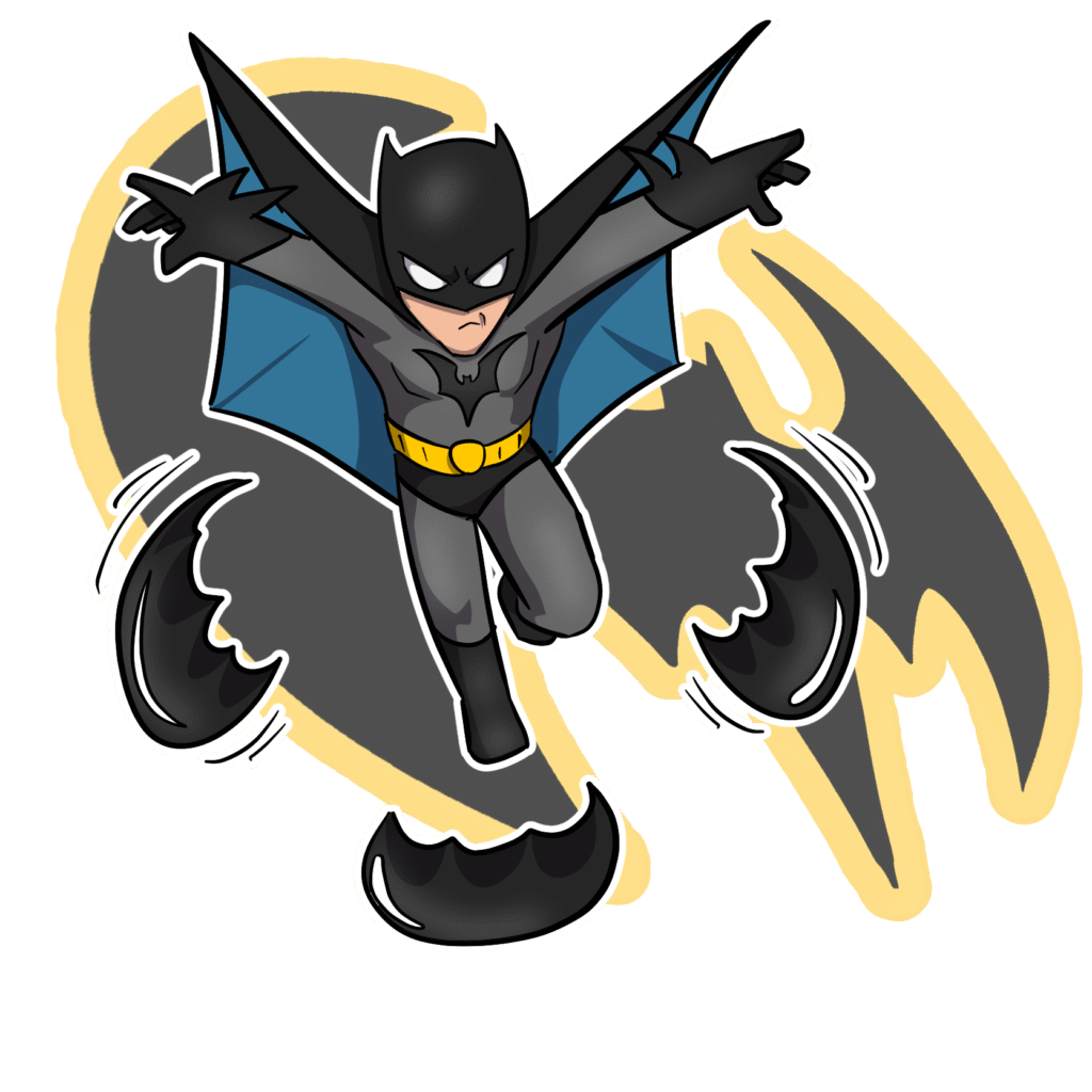 Chibi Batman Sticker