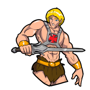 He-Man Vinyl Sticker