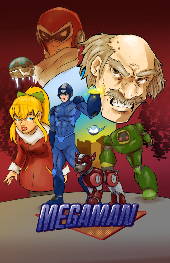 Megaman Print 11"x17"
